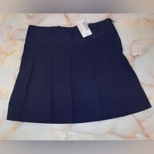 Navy blue uniform skort